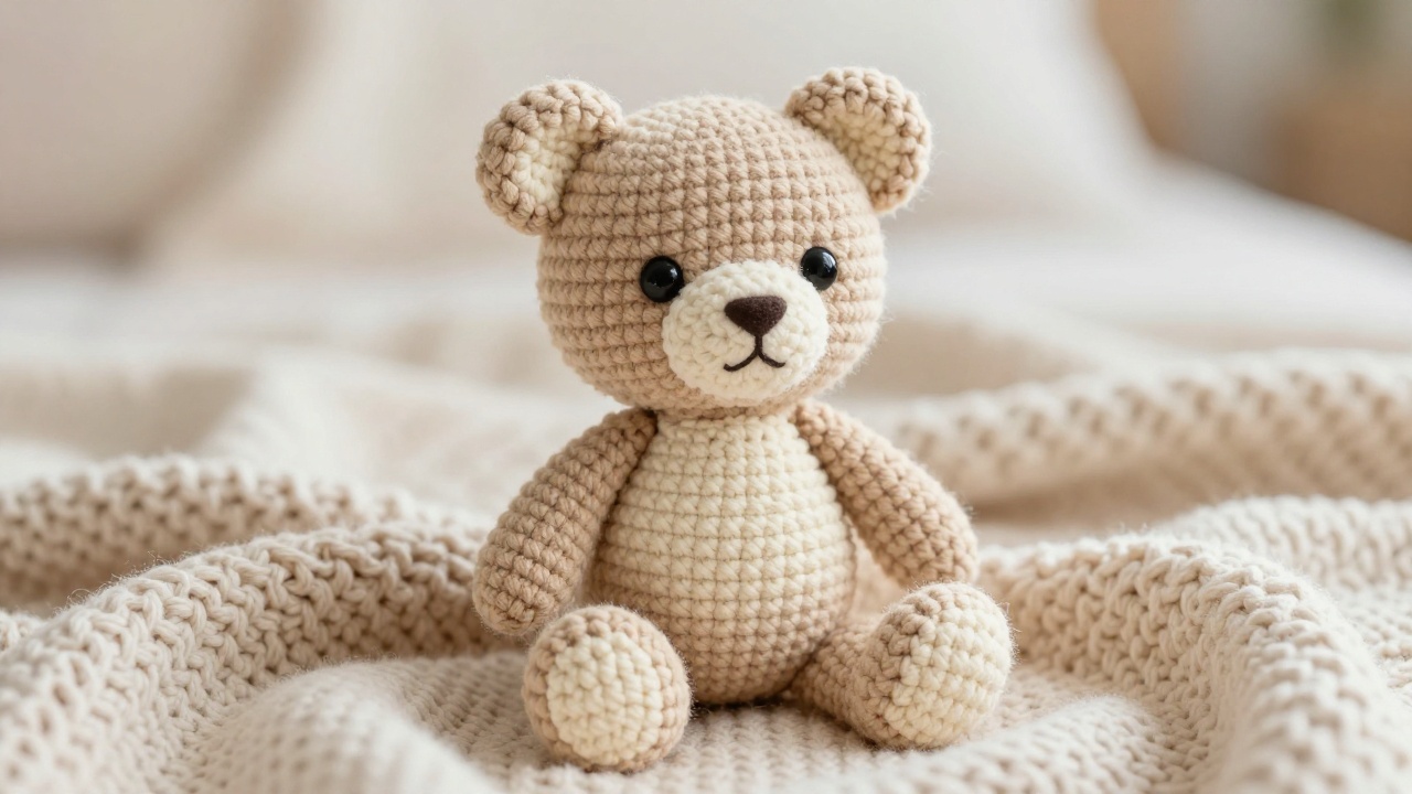 Amigurumi miś Bruno