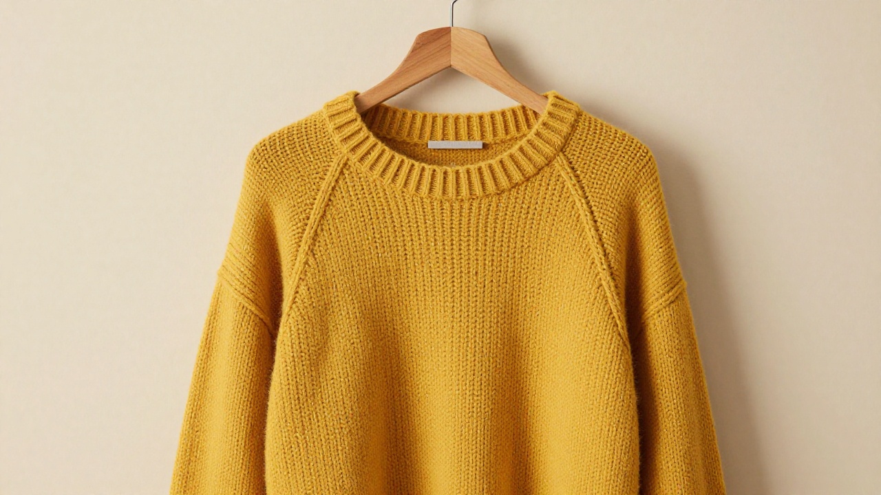 Sweter oversize przez ramiona